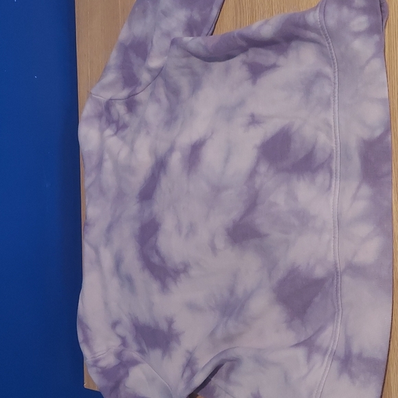 New With Tags Hurley Purple Tie Dye Medium Sweatshirt - Picture 3 of 5
